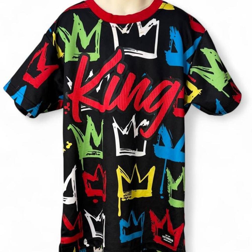Victorious black multi coloured king...